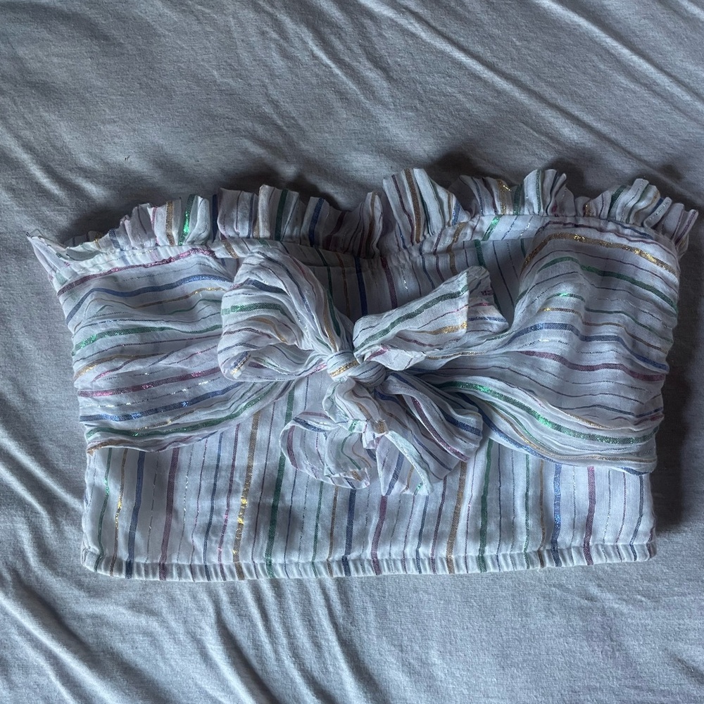 Apiece Apart Ruffle Tube Top - Picture 1 of 3